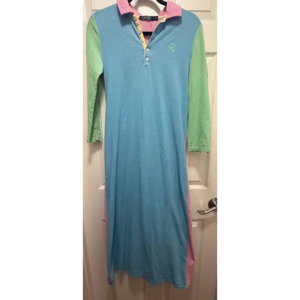 Ralph Lauren Preppy Long Dress -Size S